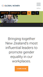 Mobile Screenshot of globalwomen.org.nz